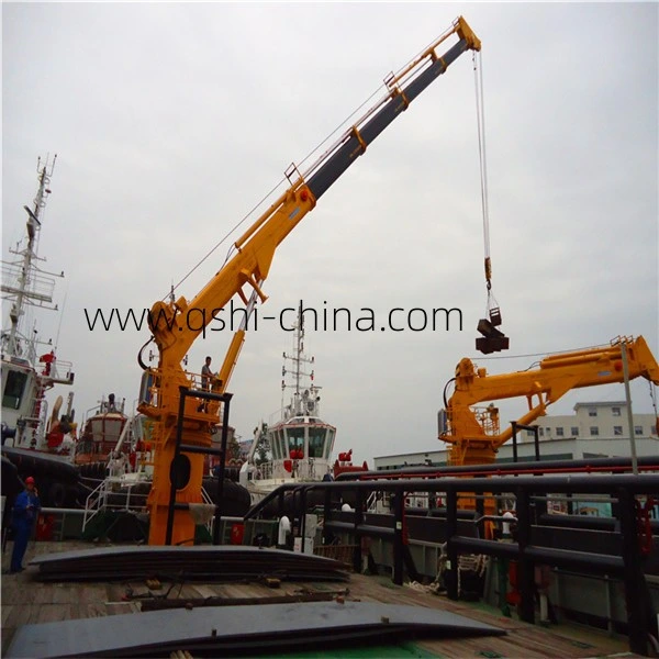 Marine Port Deck Crane Marine Pedestal Crane for Vessel