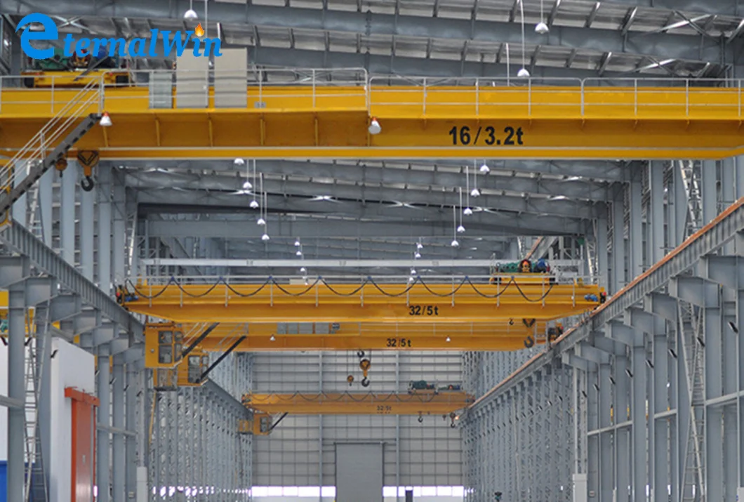 Hoist Wire Conductor Wireless Remote Control Double Beam Overhead Crane Rotating Trolley 20 Ton 120 Ton Price