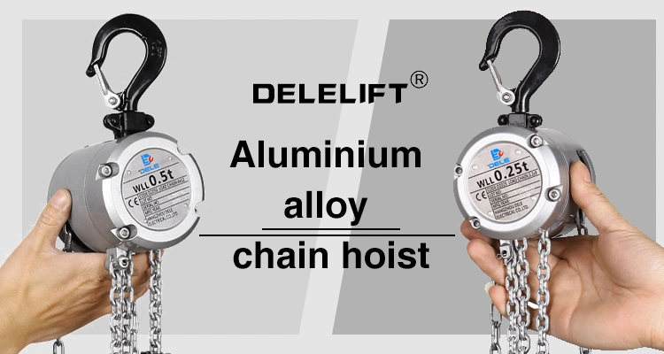 Manual Lifting Crane Hoists Chain Block Trolley