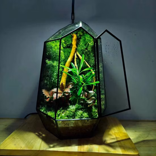 Natural Crystal Crane Decoration Living Room Cabinet Home Decoration Modern Light Luxury Brass Crane Home Decor Accessories